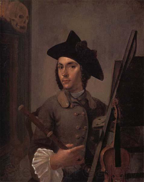 Gerrit Bakhuizen Self-Portrait France oil painting art